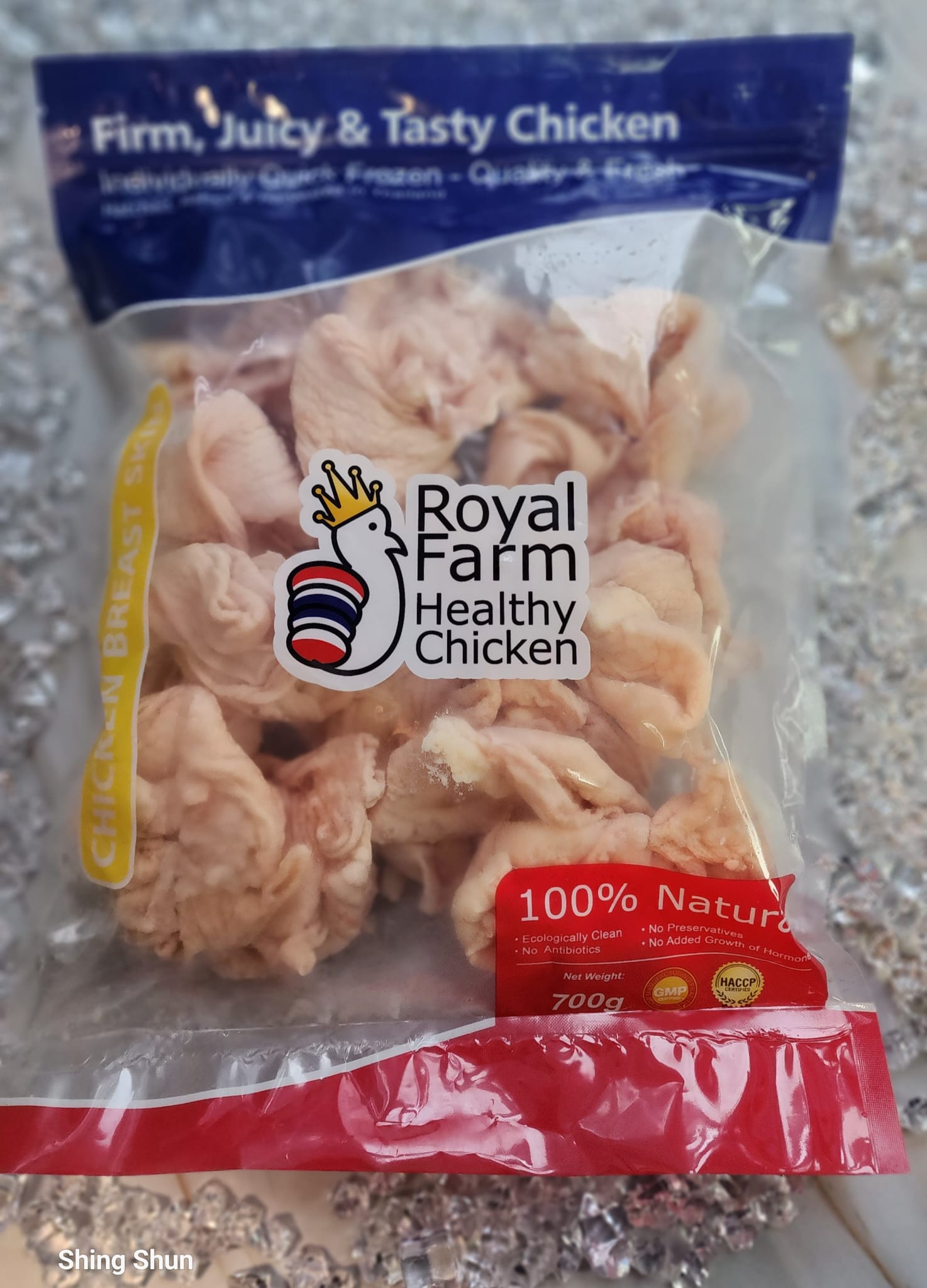 泰國皇家牌無激素雞皮 (700克裝)
